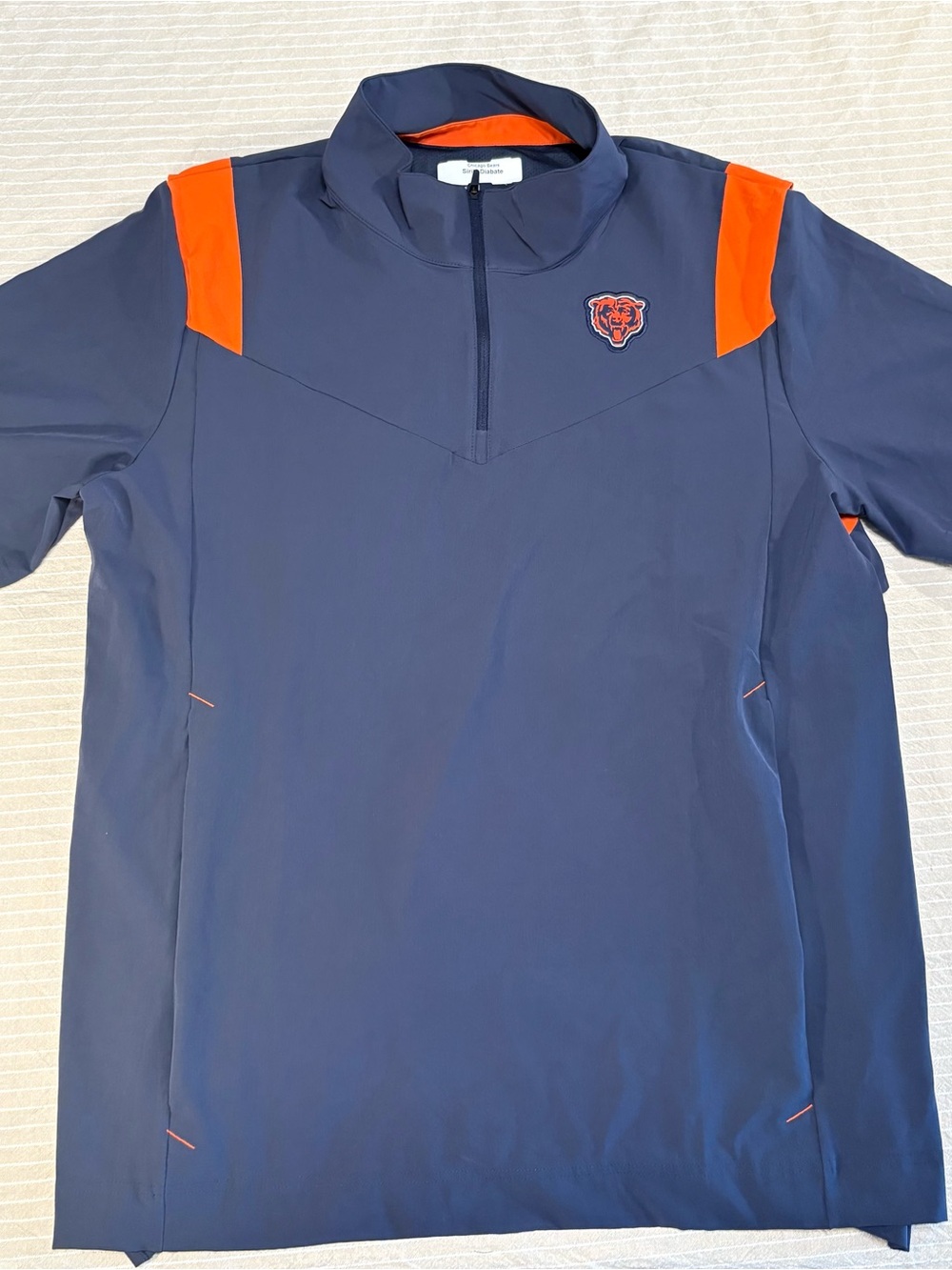 Chicago Bears Nike Quarter-Zip Pullover